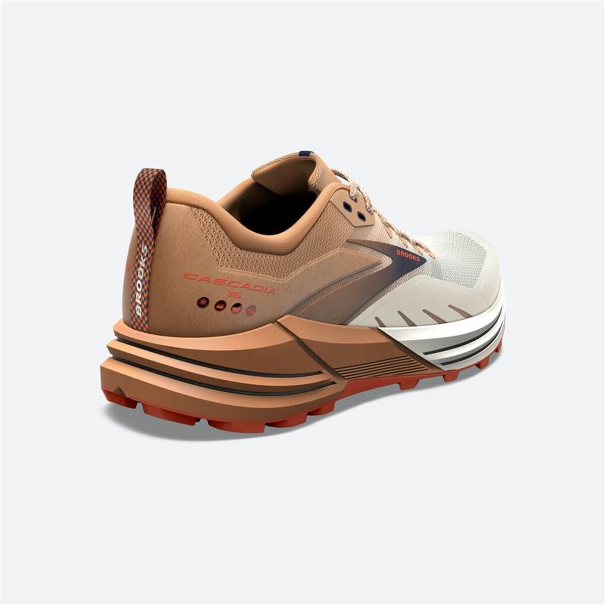 Running Shoes for Adults Brooks Cascadia 16 Brown Men