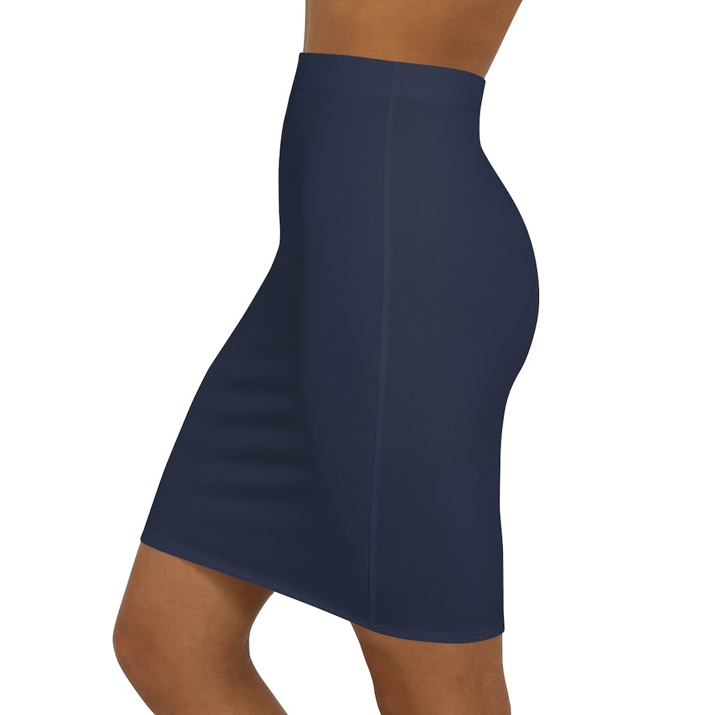 Womens Skirt, Navy Blue Pencil Skirt