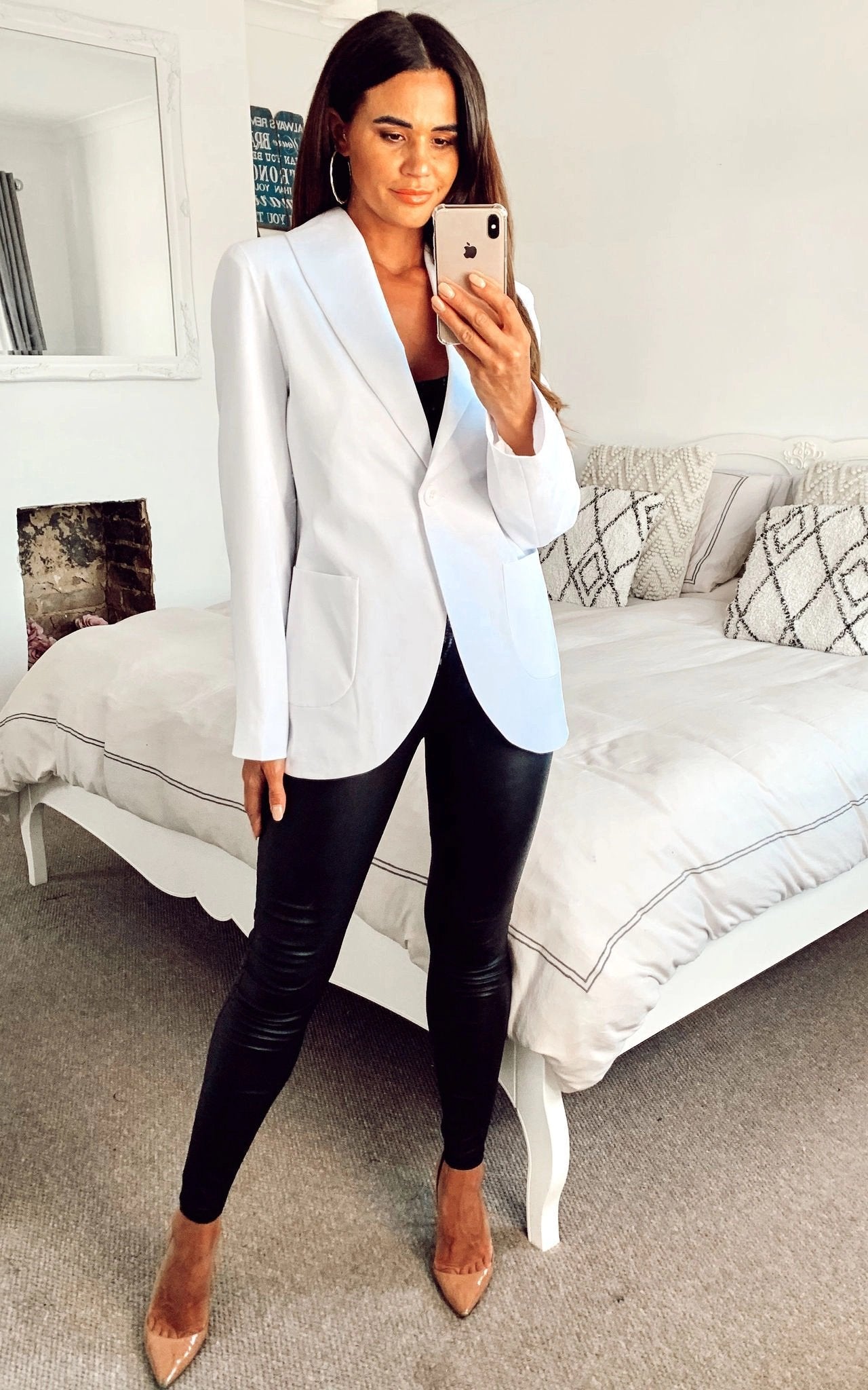 De La Creme - Womens Patch Pocket Tailored Fit Blazer