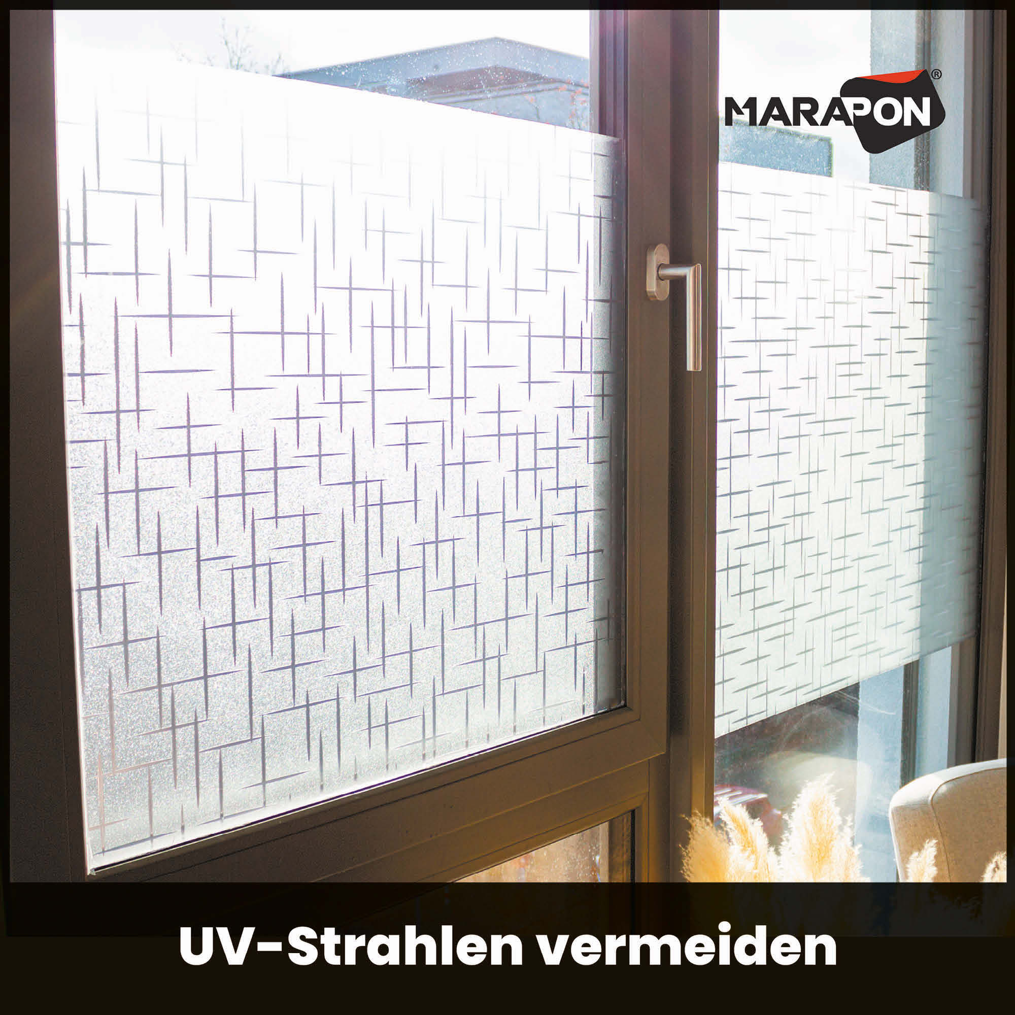 Sternenfolie matt für Fenster & Türen