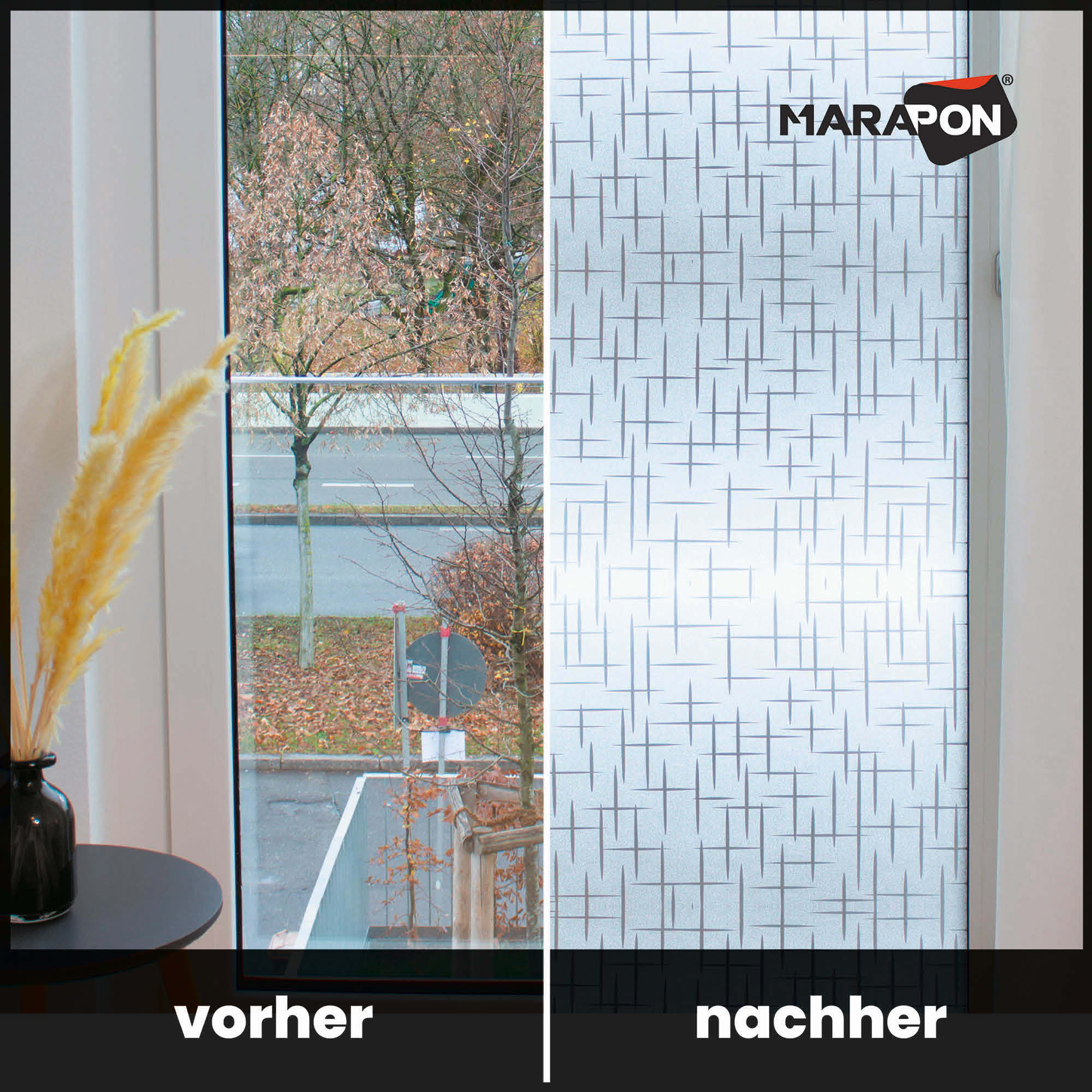 Sternenfolie matt für Fenster & Türen