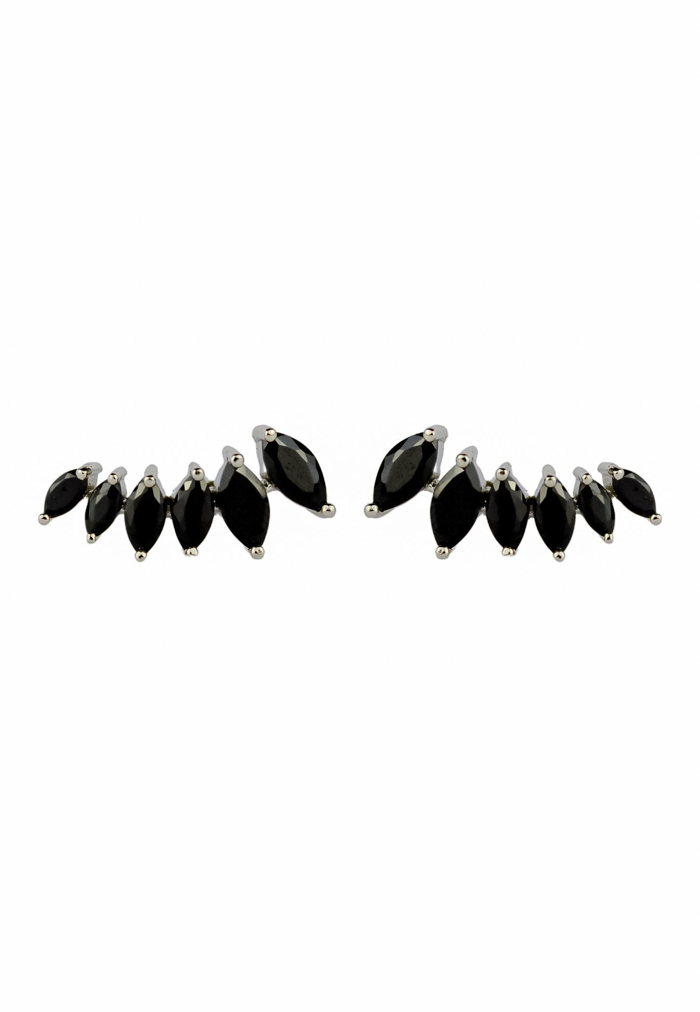 Silver Stepping Earrings