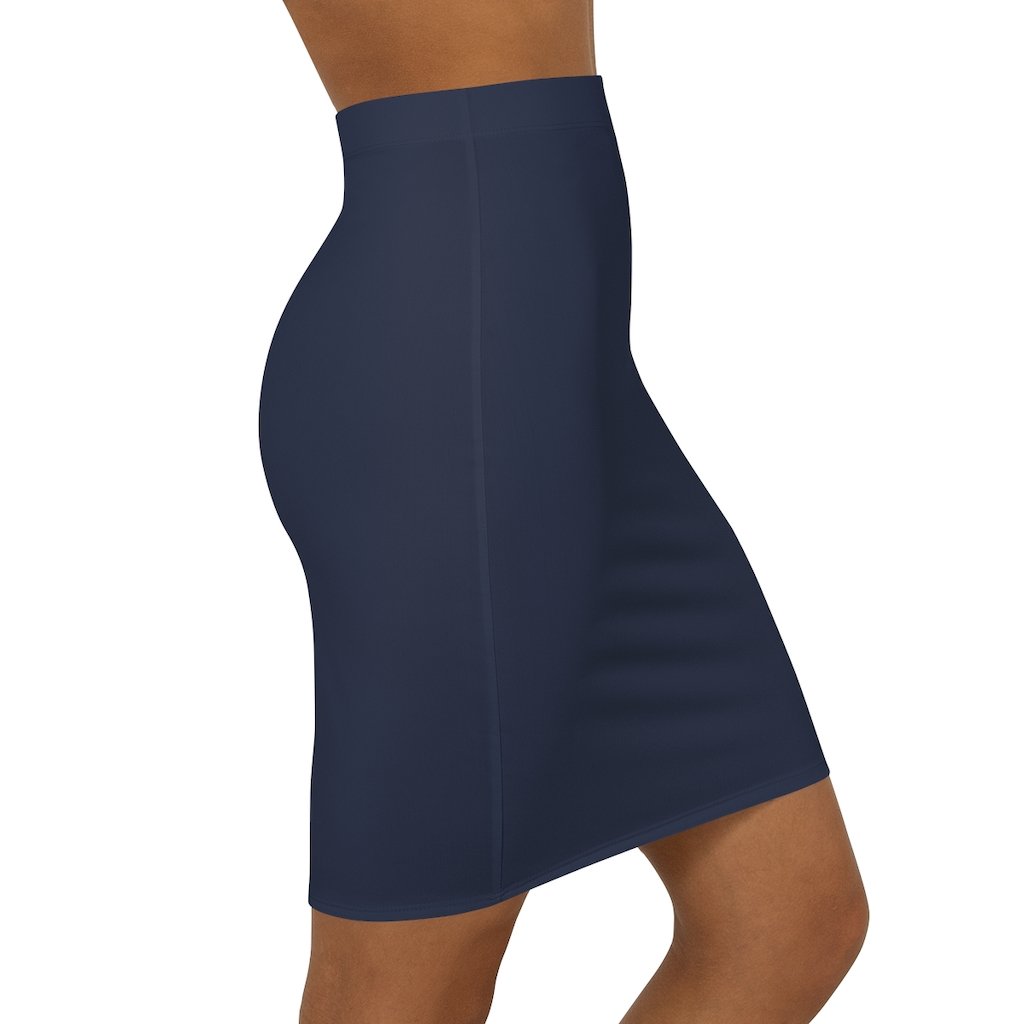 Womens Skirt, Navy Blue Pencil Skirt