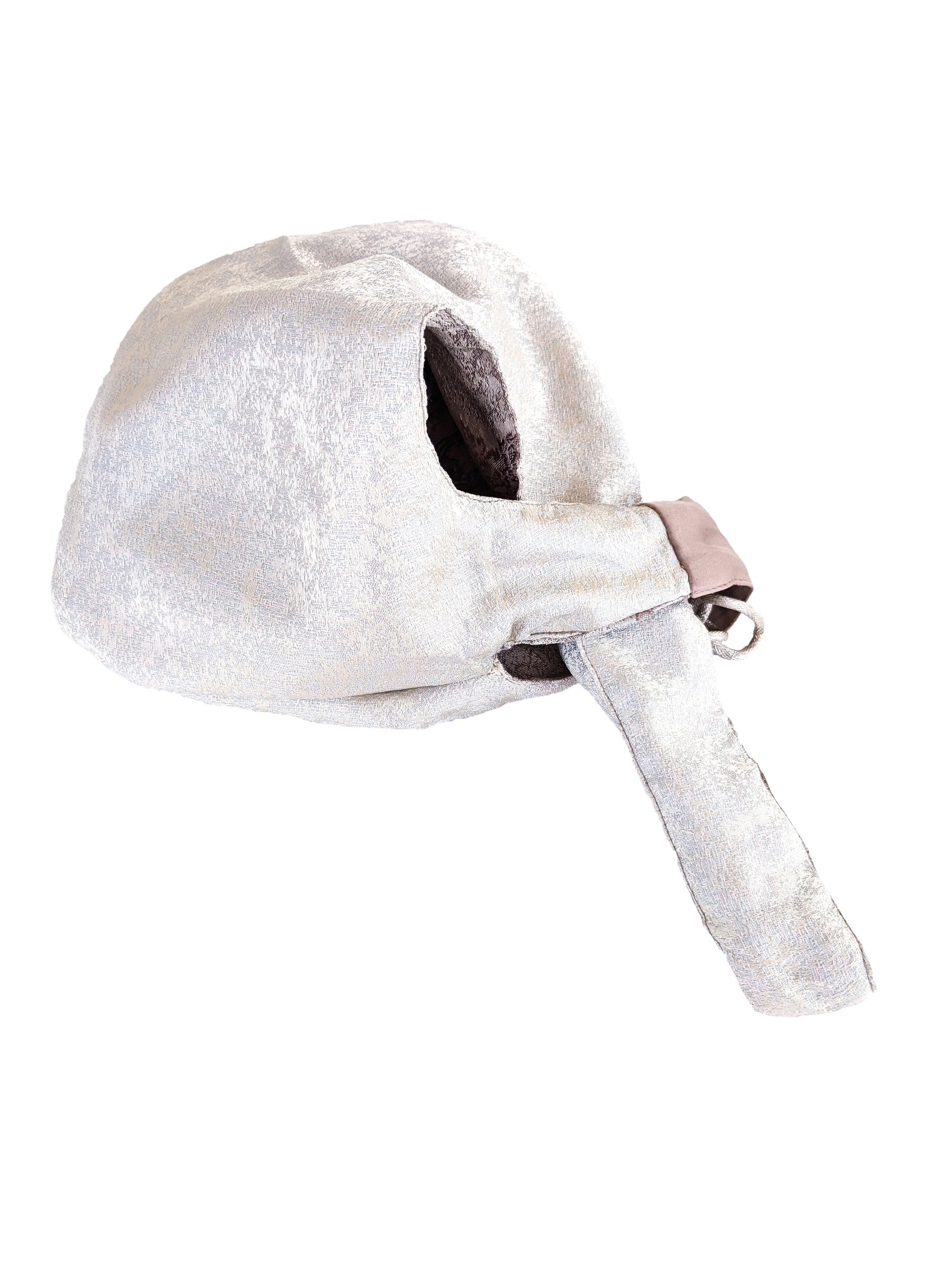 Reversible garment wristlet bag