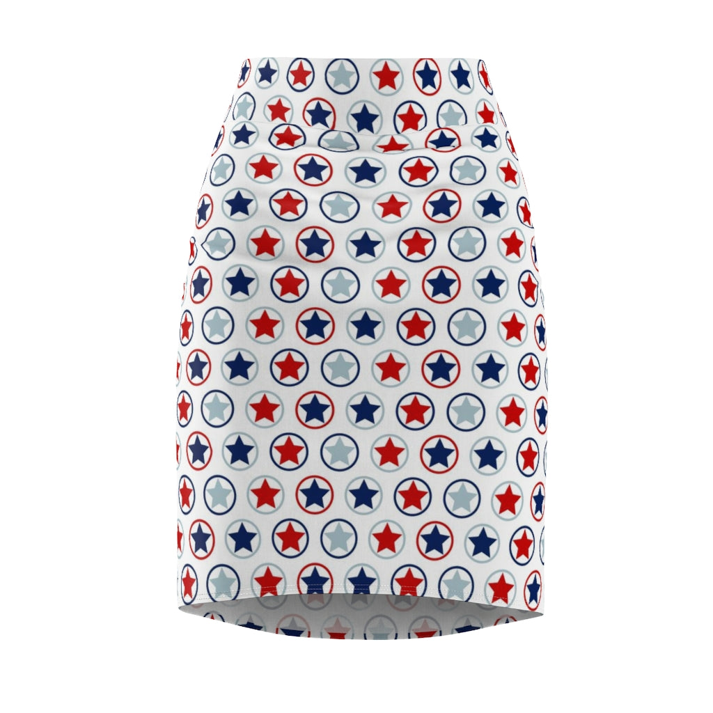 Womens Skirt, Stars and Stripes Pencil Skirt, 94158