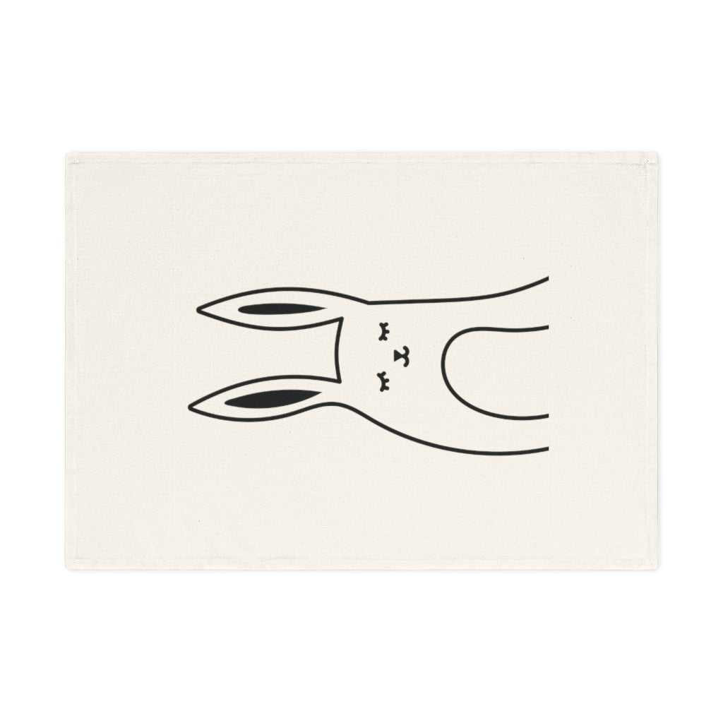 Rabbit Cotton Tea Towel, 50 x 70 cm, organic cotton