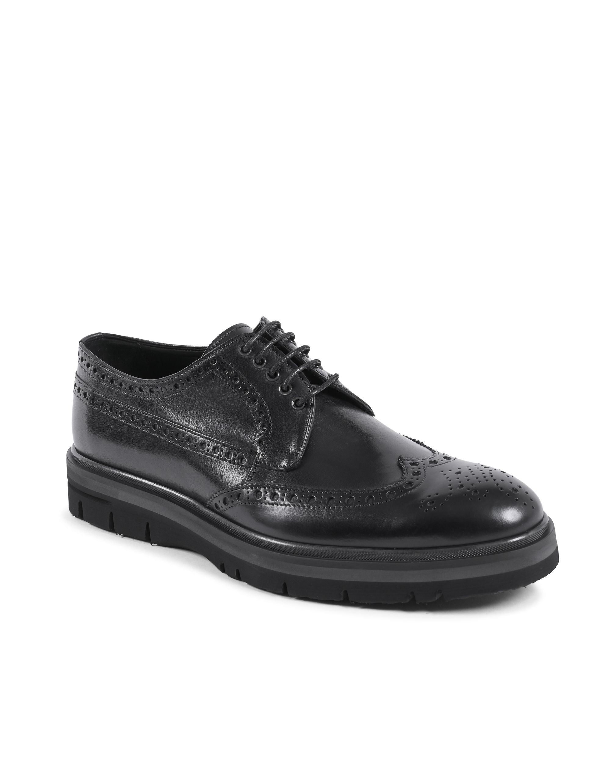 Dee Ocleppo Mens Brogue Shoes EB138 VITELLO NERO