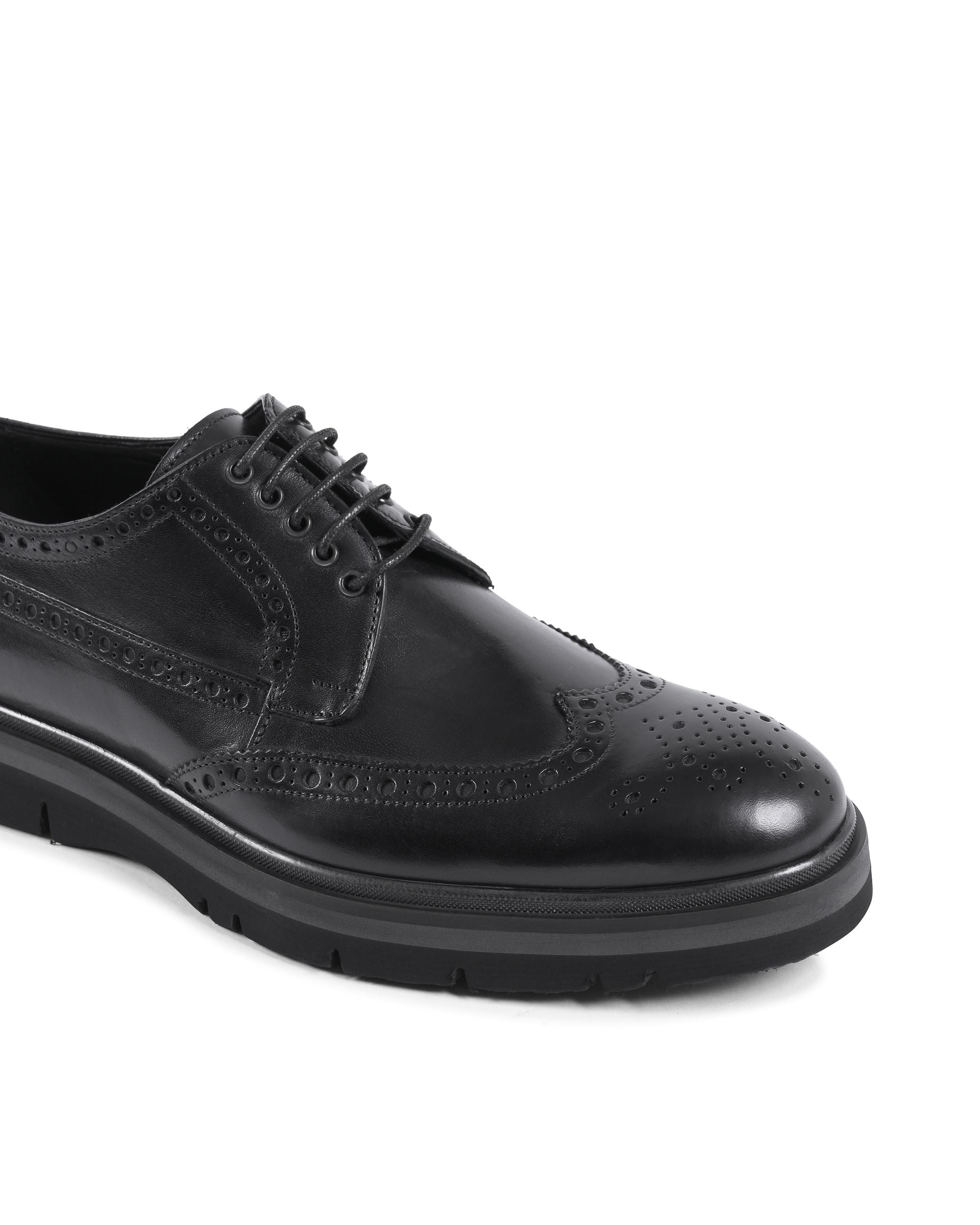 Dee Ocleppo Mens Brogue Shoes EB138 VITELLO NERO