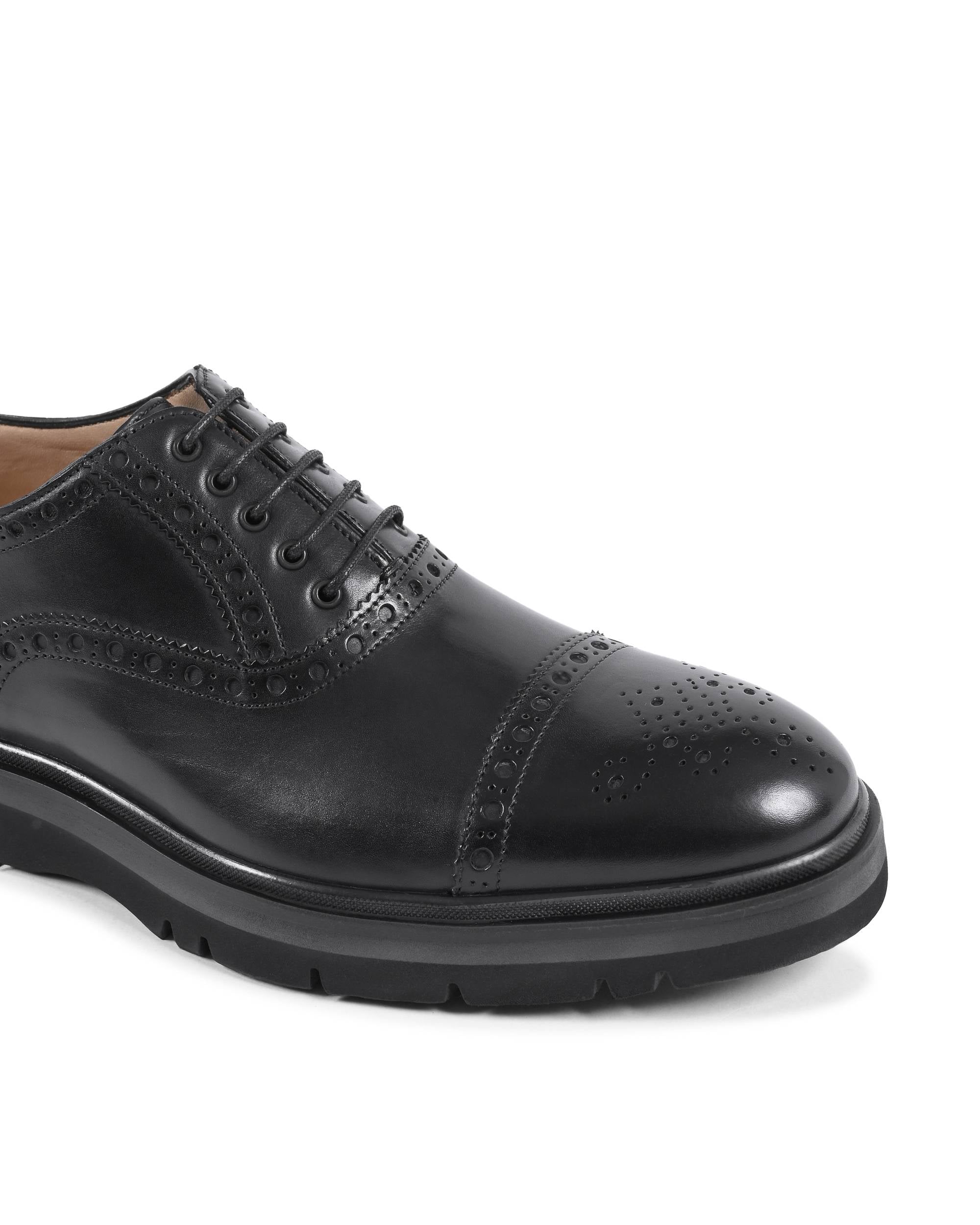 Dee Ocleppo Mens Brogue Shoes EB132 VITELLO NERO