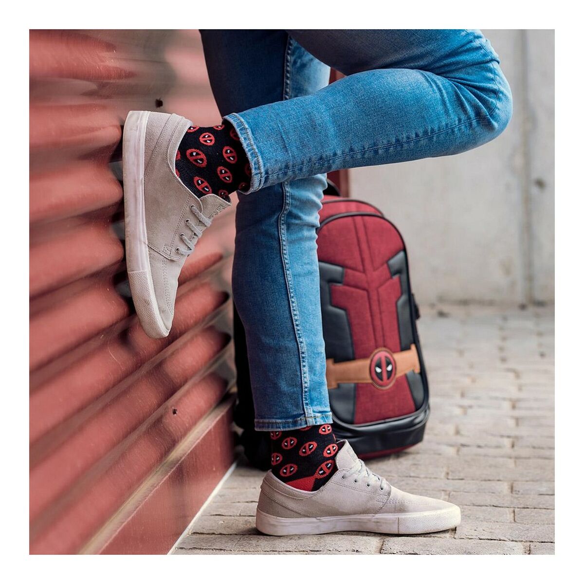 Socks Deadpool Black