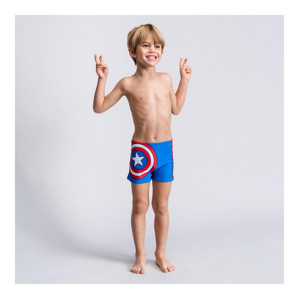 Boys Swim Shorts The Avengers Blue