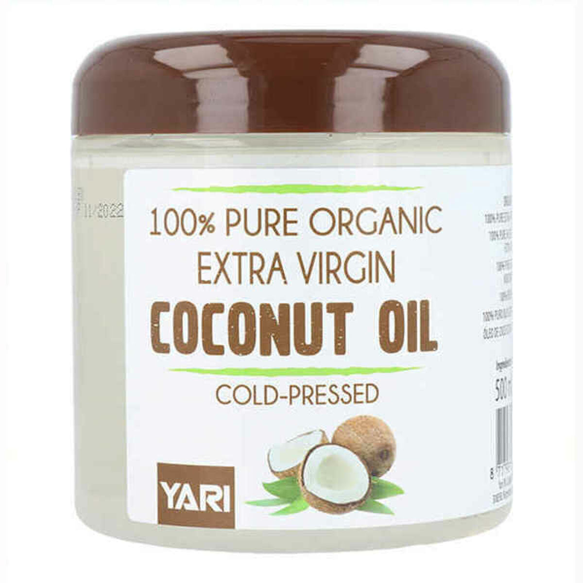 Hair Oil Yari Pure Organic Coconut (500 ml)