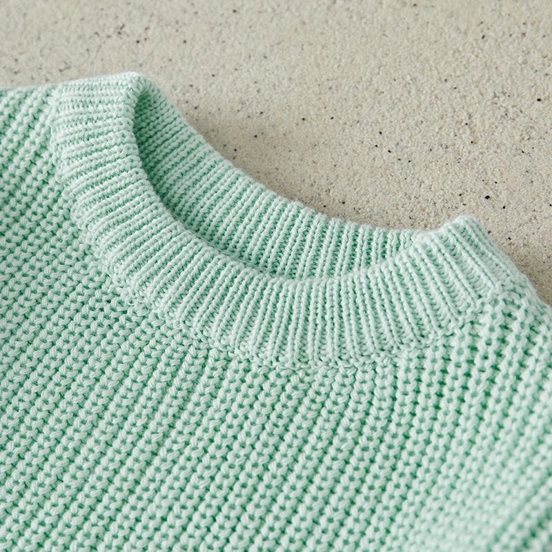Suefunskry Newborn Baby Girl Boy Knitted Long Sleeve Autumn Winter