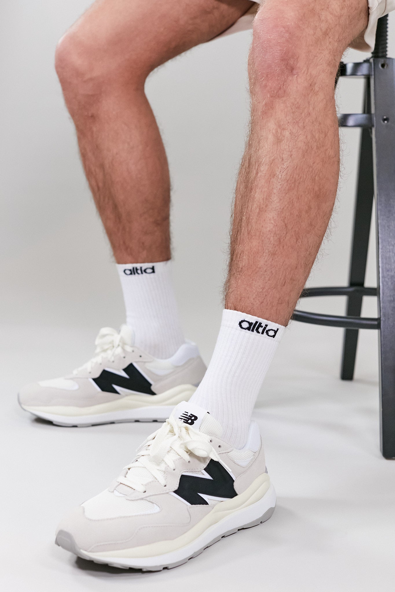 Pack of three altid logo socks.