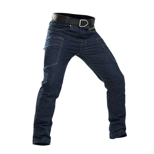 Autumn Men Pants Military Tactical Jeans Male Multiple Pockets Cargo