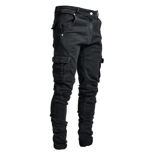 Autumn Men Pants Military Tactical Jeans Male Multiple Pockets Cargo