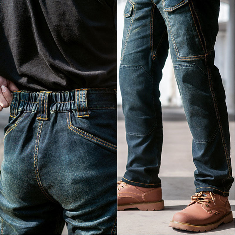 Autumn Men Pants Military Tactical Jeans Male Multiple Pockets Cargo