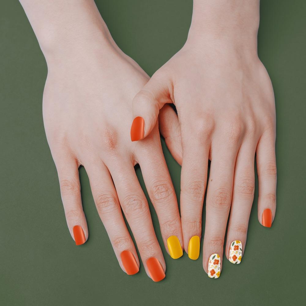 Korean Gel Nail Strips Nail decals All-In-One Kits