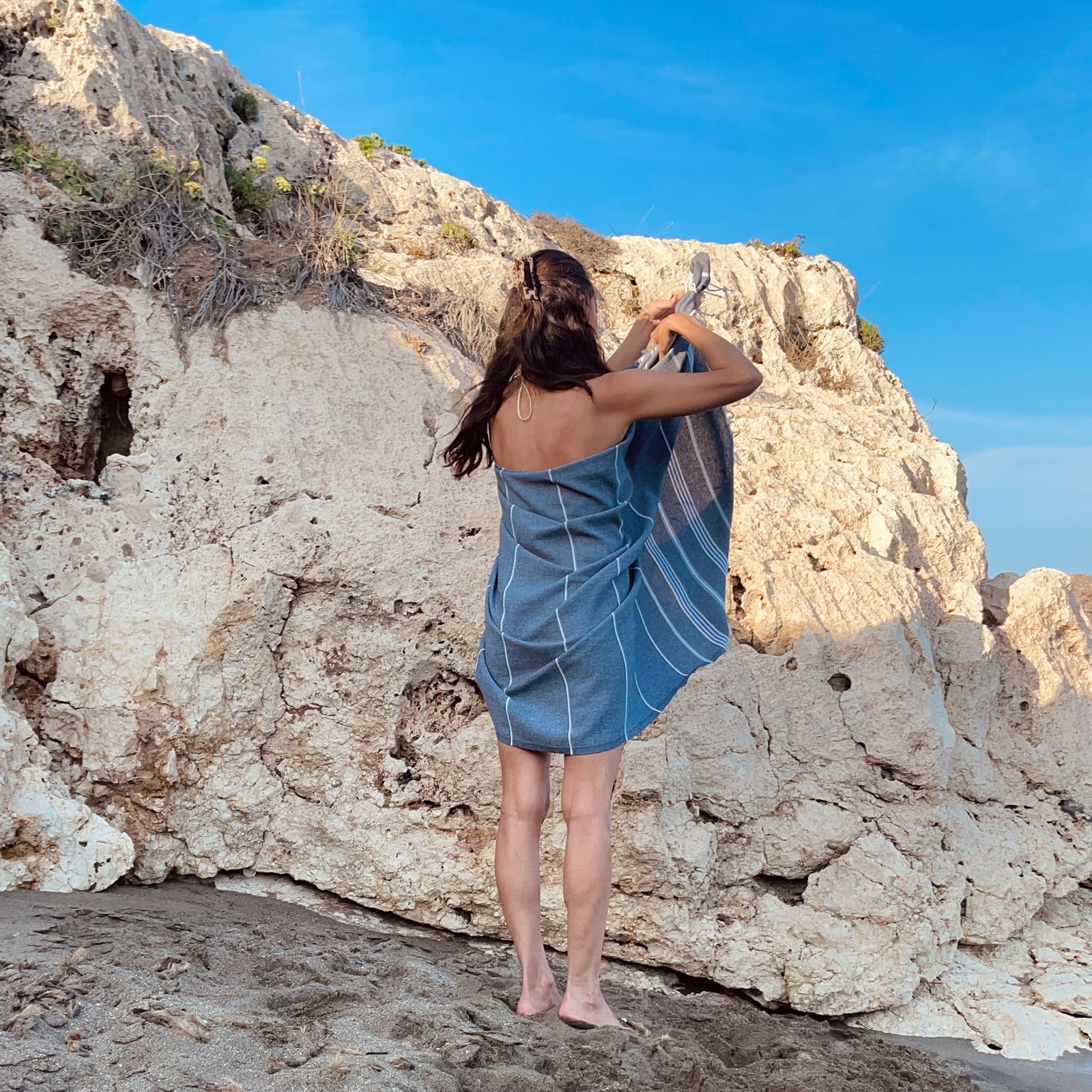 BEACH BOYS Anthracite - Das perfekte Strandtuch