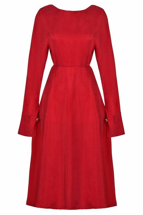 Long Sleeve Midi Dress