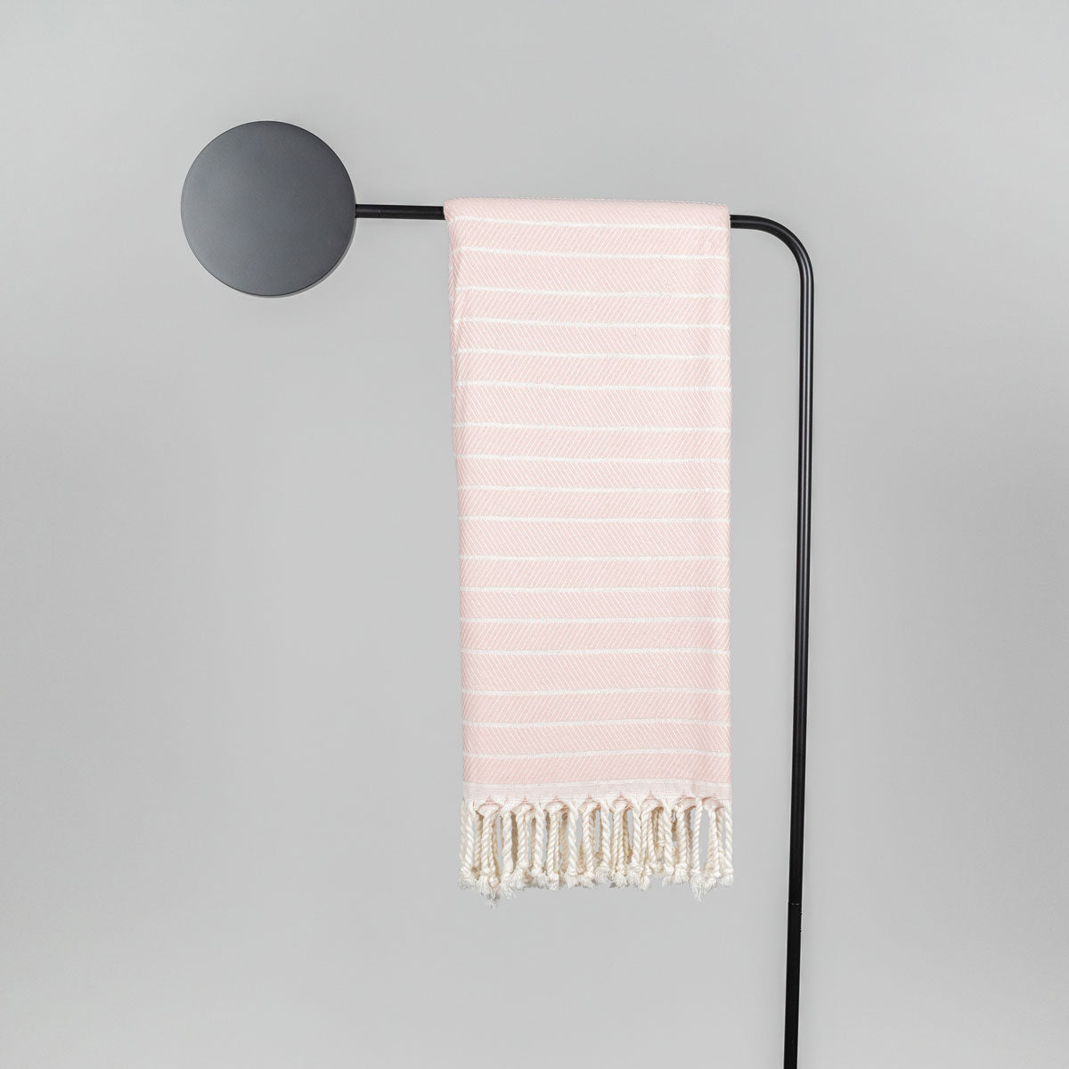 Handwoven Turkish Towel Graetchen | Powder Pink