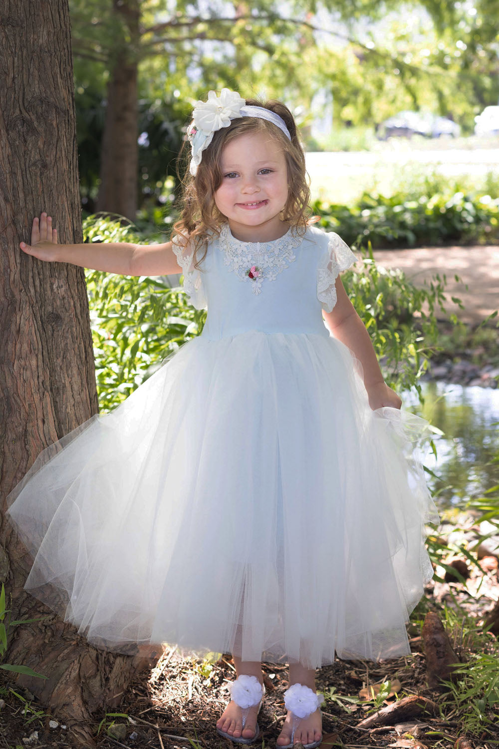 Iris Big Girl Tulle Dress_