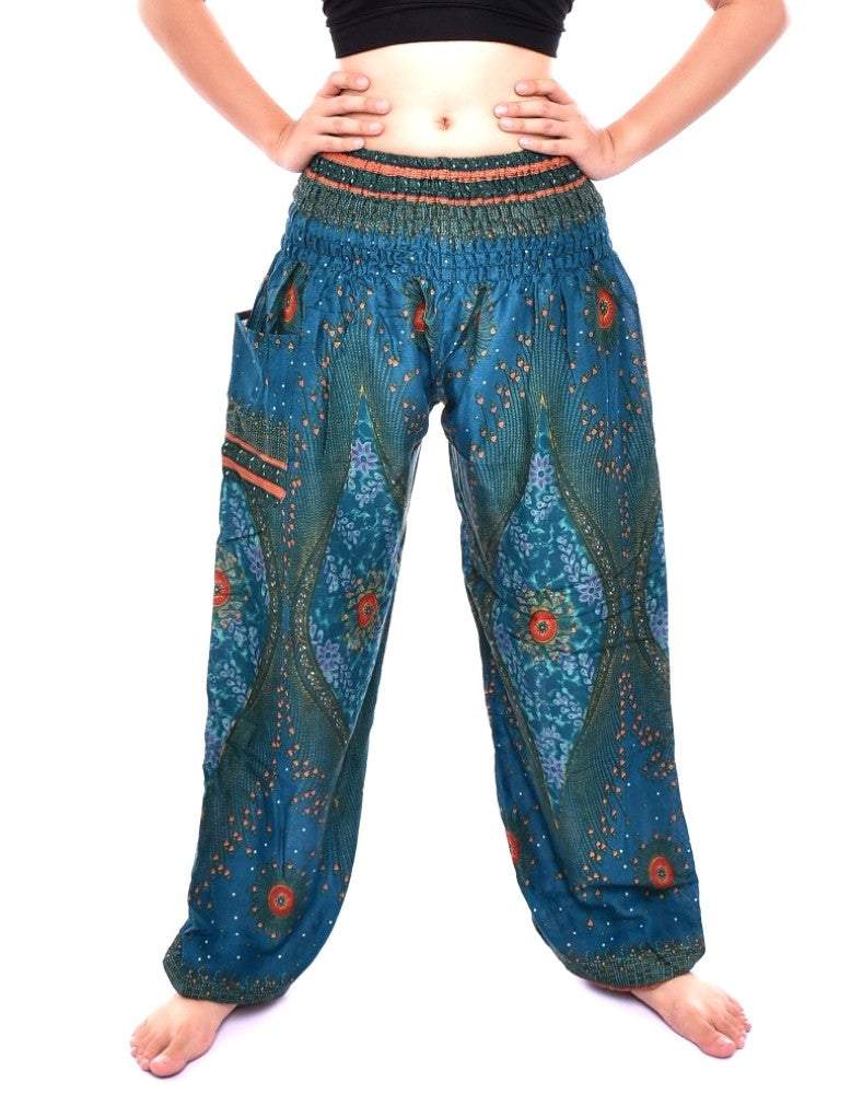 Bohotusk teal moonshine print women&