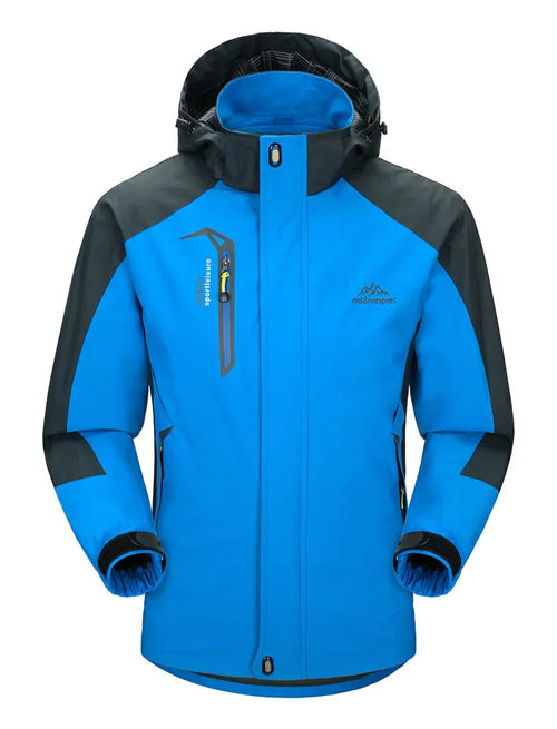 TRVLWEGO Camping Hiking Jacket Men Autumn Outdoor Sports Coats