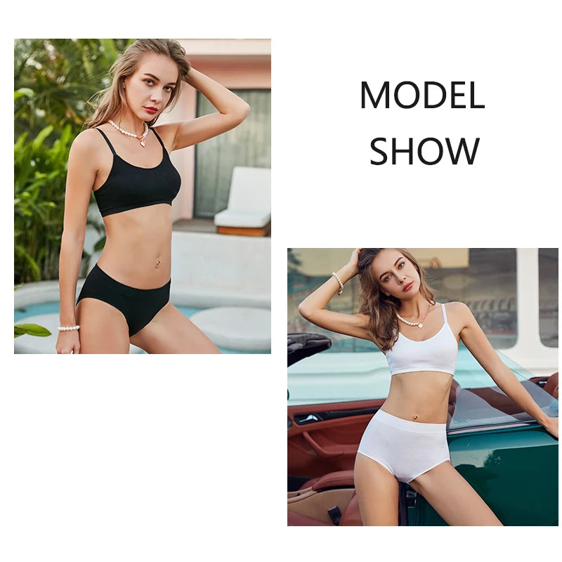 Women Bra Set Panties Sexy Push Up Bralette Female Fitness Seamless