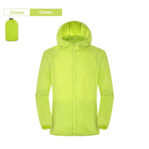 Men Women Hiking Jacket Waterproof Quick Dry Camping Hunting Clothes
