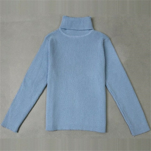 LILIGIRL Baby Girls Winter Turtleneck Sweater Clothes 2022 Autumn Boys
