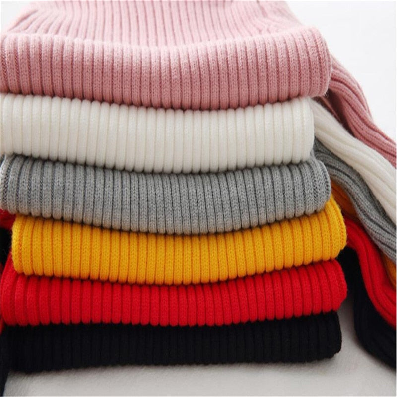 LILIGIRL Baby Girls Winter Turtleneck Sweater Clothes 2022 Autumn Boys