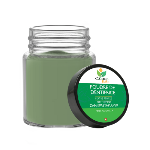 Poudre de Dentifrice à la Menthe Poivrée