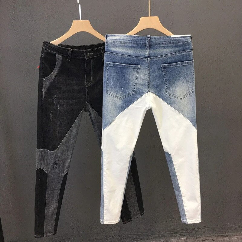 Men Clothing Jeans Men 2023 New Spring Summer Handsome Personality