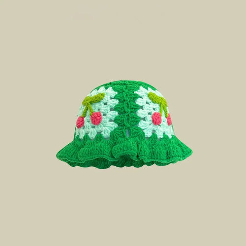 Handmade Knitted Bucket Hat