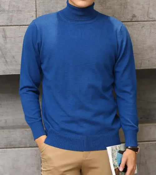 Cashmere turtleneck men sweater clothes for 2023 autumn winter jersey