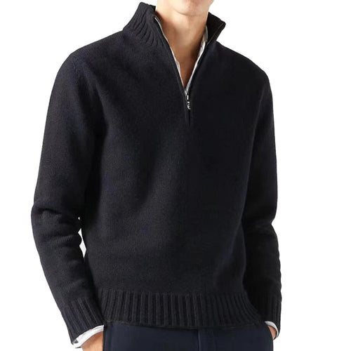 Autum Men Turtlenecks Sweaters Knitwear Pullovers Solid Color Long
