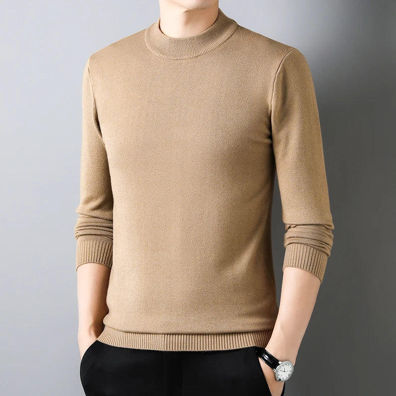 Half Turtleneck Knitwear Sweater New Autumn/Winter Mock Neck