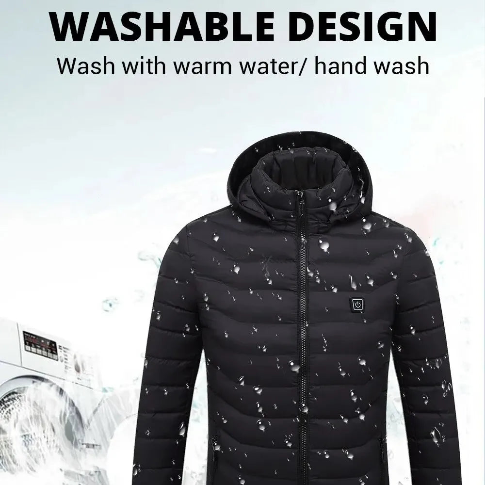 21 Areas Heated Jacket Men Warm Vest USB Self Heating Jacket Women
