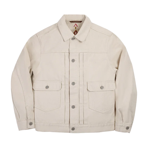 Maden Retro Jeans Jacket Men Amekaji Denim Coat Cotton 100% Slim Fit