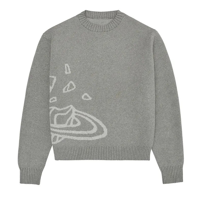 2024 sweater planet cosmic star knit jumper teen y2k clothes traf