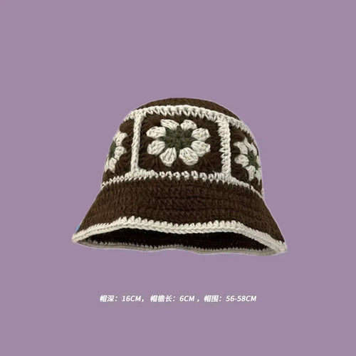 Handmade Knitted Bucket Hat