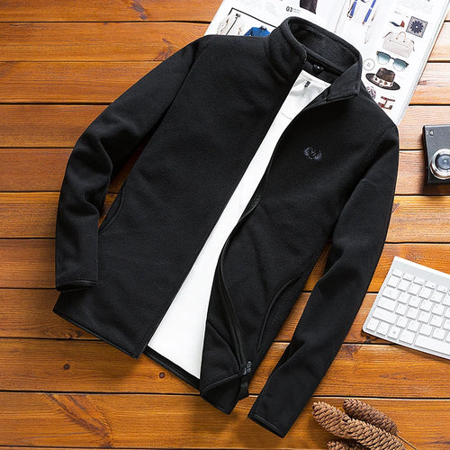 Man Fleece Tactical Softshell Jacket outwear Windbreaker Thermal