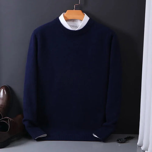 Cashmere Sweater O-neck Pullovers Men&