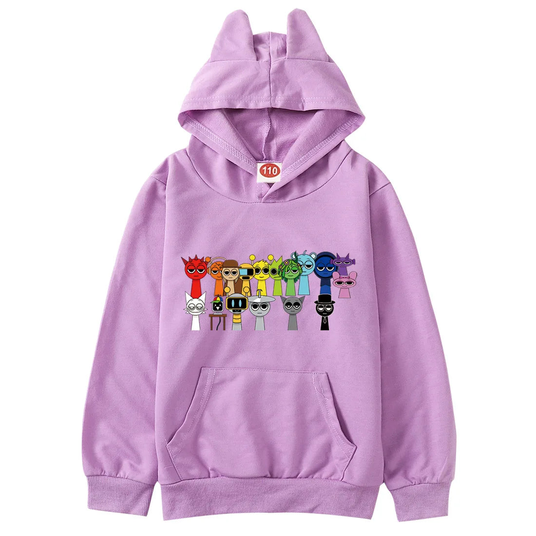 Sprunki Cartoon Toddler Teen Girls Sweatshirts Spring Autumn Coat