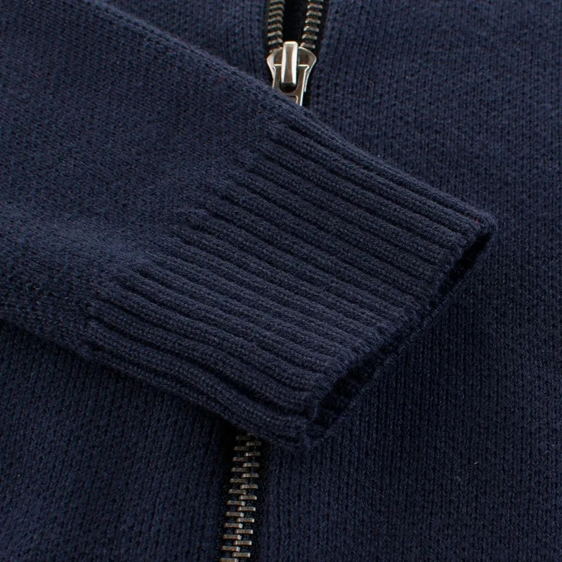 2025 Winter New Boys Sweaters Casual Long Sleeve V-Neck Knit Cardigan