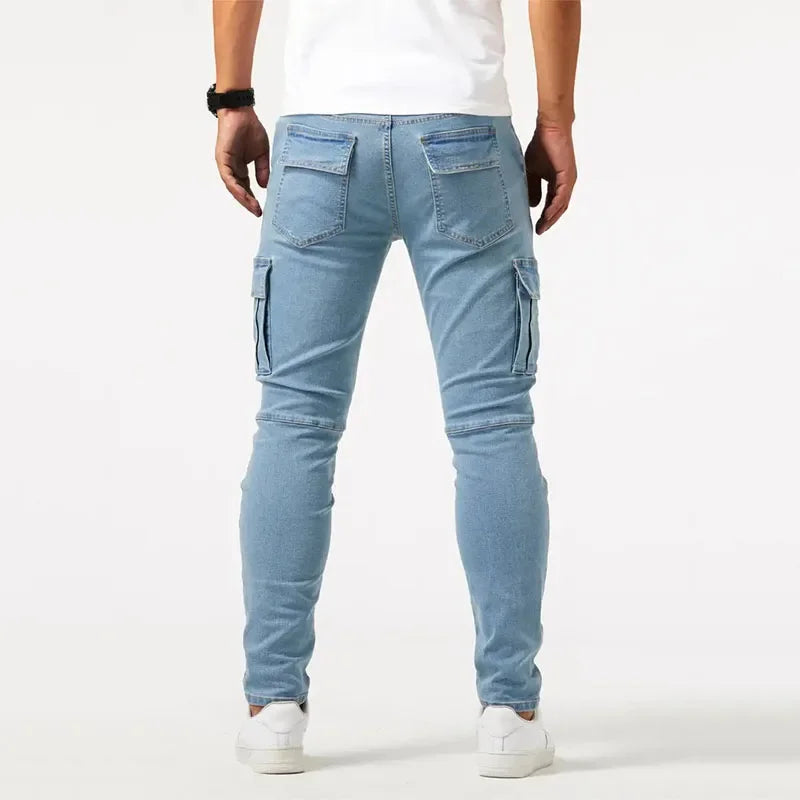 Korean Style Softener Skinny Ankle-Length Jeans for Men&