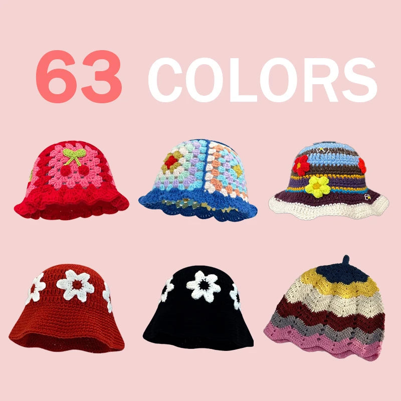 Handmade Knitted Bucket Hat