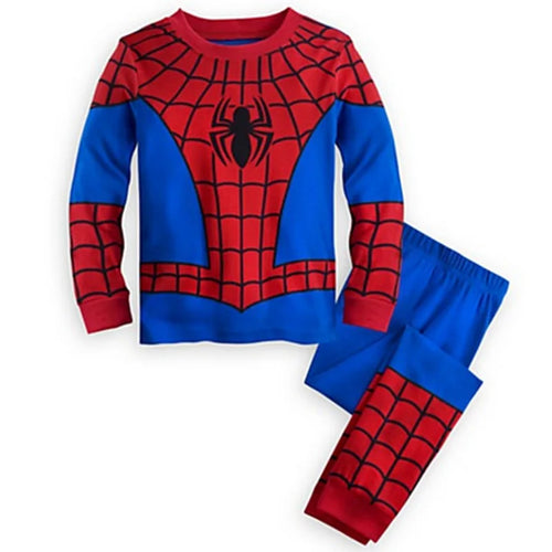 Children Super Hero Captain America Batman Cosplay Pajamas Cartoon