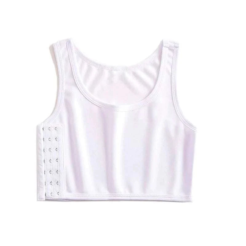 Flat Breast Binder Tomboy Underwear Women Seamless Summer Short Vest